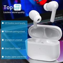 Original TWS Bluetooth Headphones Wireless Earbuds Hifi New Fone Bluetooth and Box ANC Earbuds Touch Headsets Bass for Apple IOS